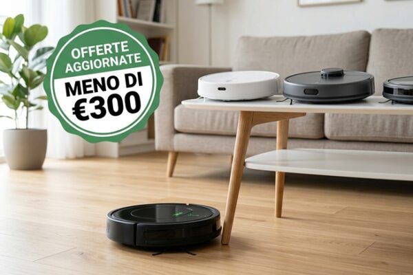 Robot aspirapolvere sotto i 300€: le migliori promo di settembre 2026